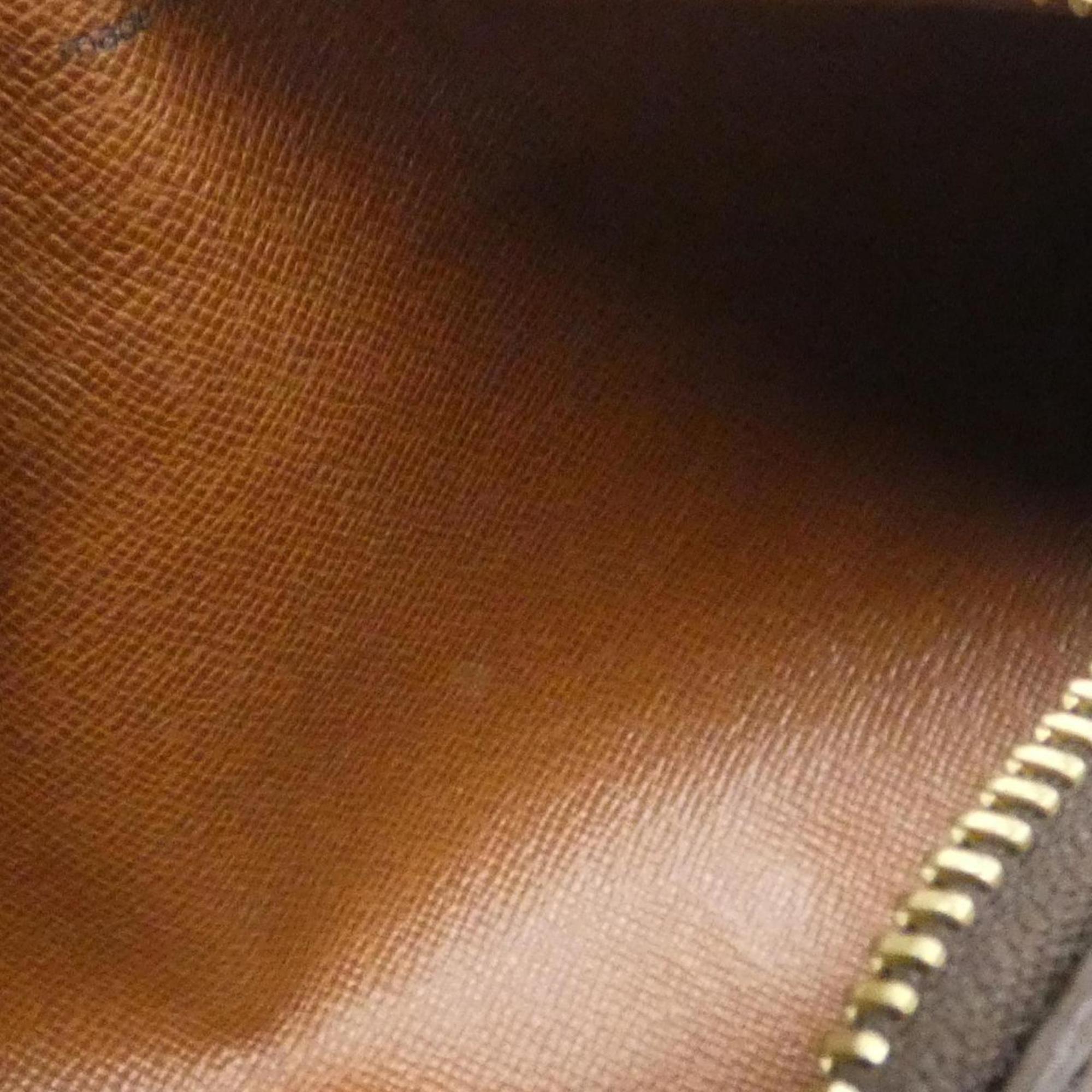 Louis Vuitton Marron Coated Canvas Handbag