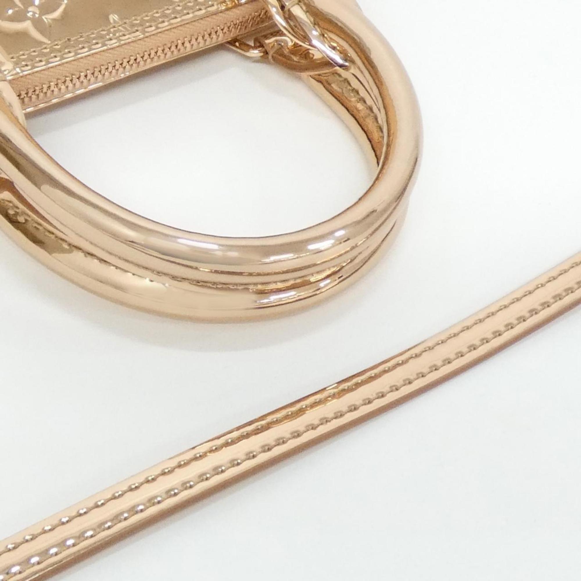 Louis Vuitton Monogram Miroir Rose Gold Leather Handbag