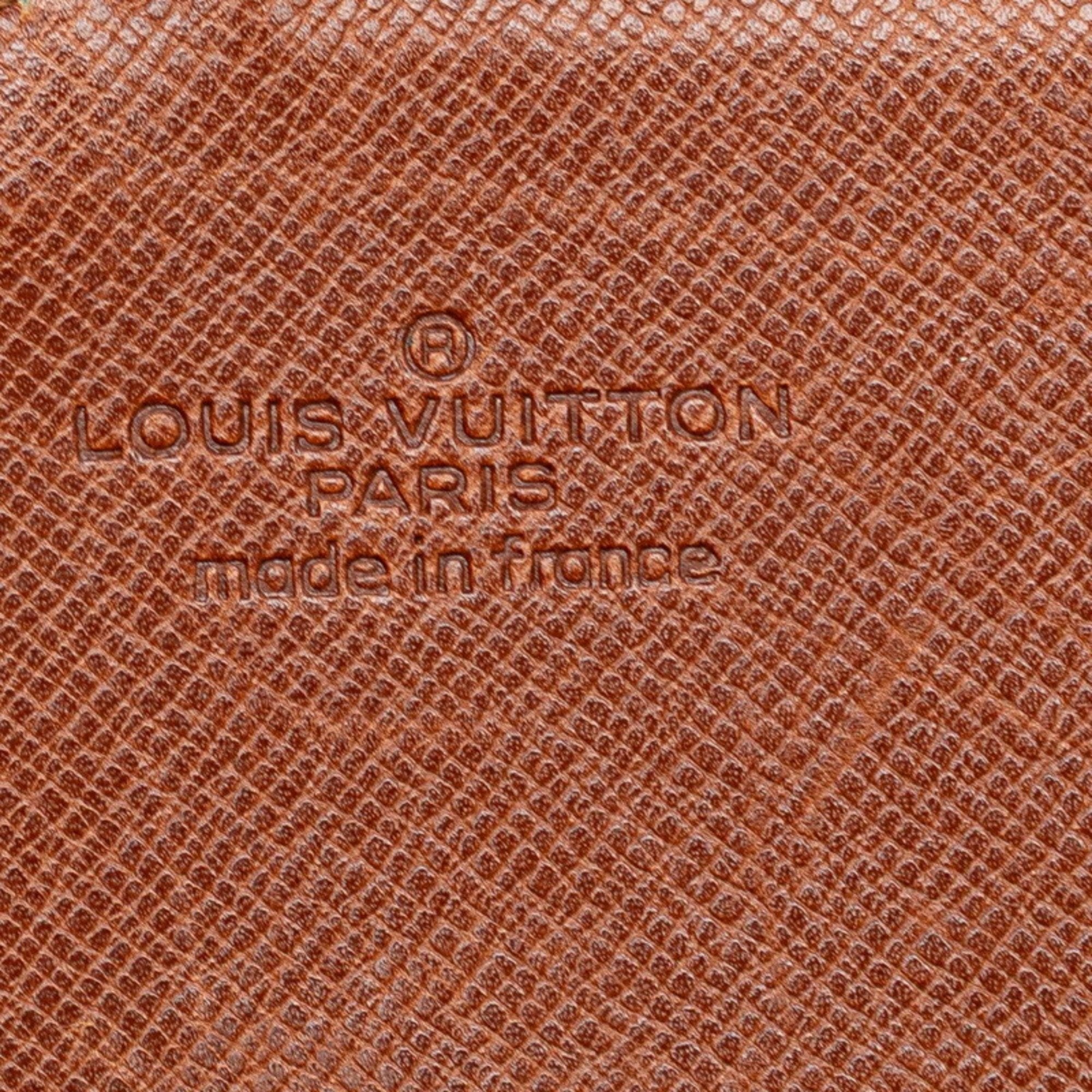 Louis Vuitton Brown Pvc Leather Shoulder Bag