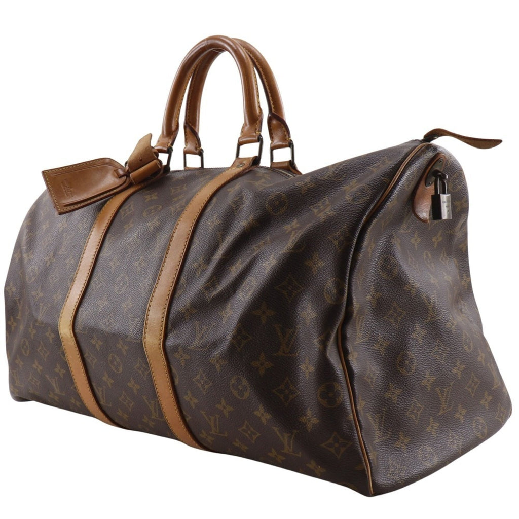 Louis Vuitton Brown Monogram Canvas Boston Bag