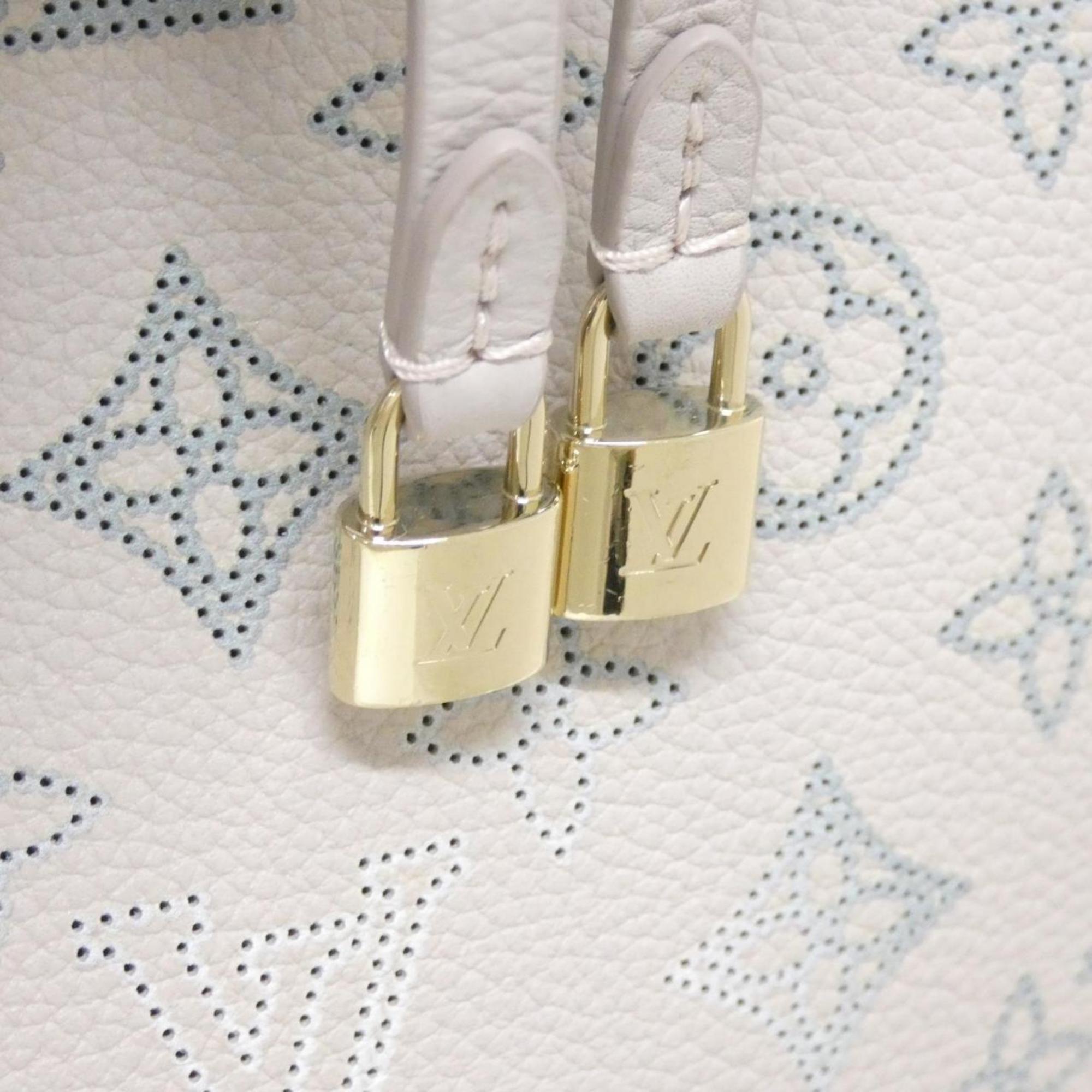 Louis Vuitton Gray Leather Shoulder Bag