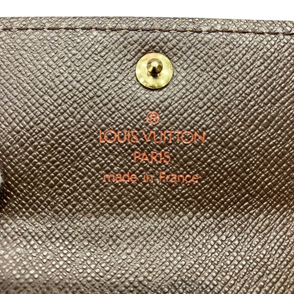 Louis Vuitton Brown Pvc Coin Purse/Coin Case