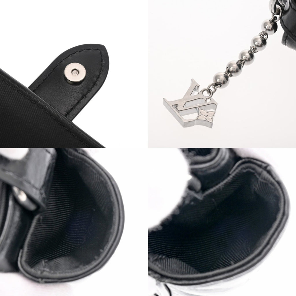 Louis Vuitton Black Leather Shoulder Bag
