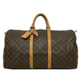 Louis Vuitton Boston Bag Keepol 55 Br Beige Monogram M41424 Nume MI0951 LOUIS VUITTON Handbag Unisex Louis Vuitton