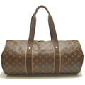 Louis Vuitton Monogram Brown Pvc Boston Bag