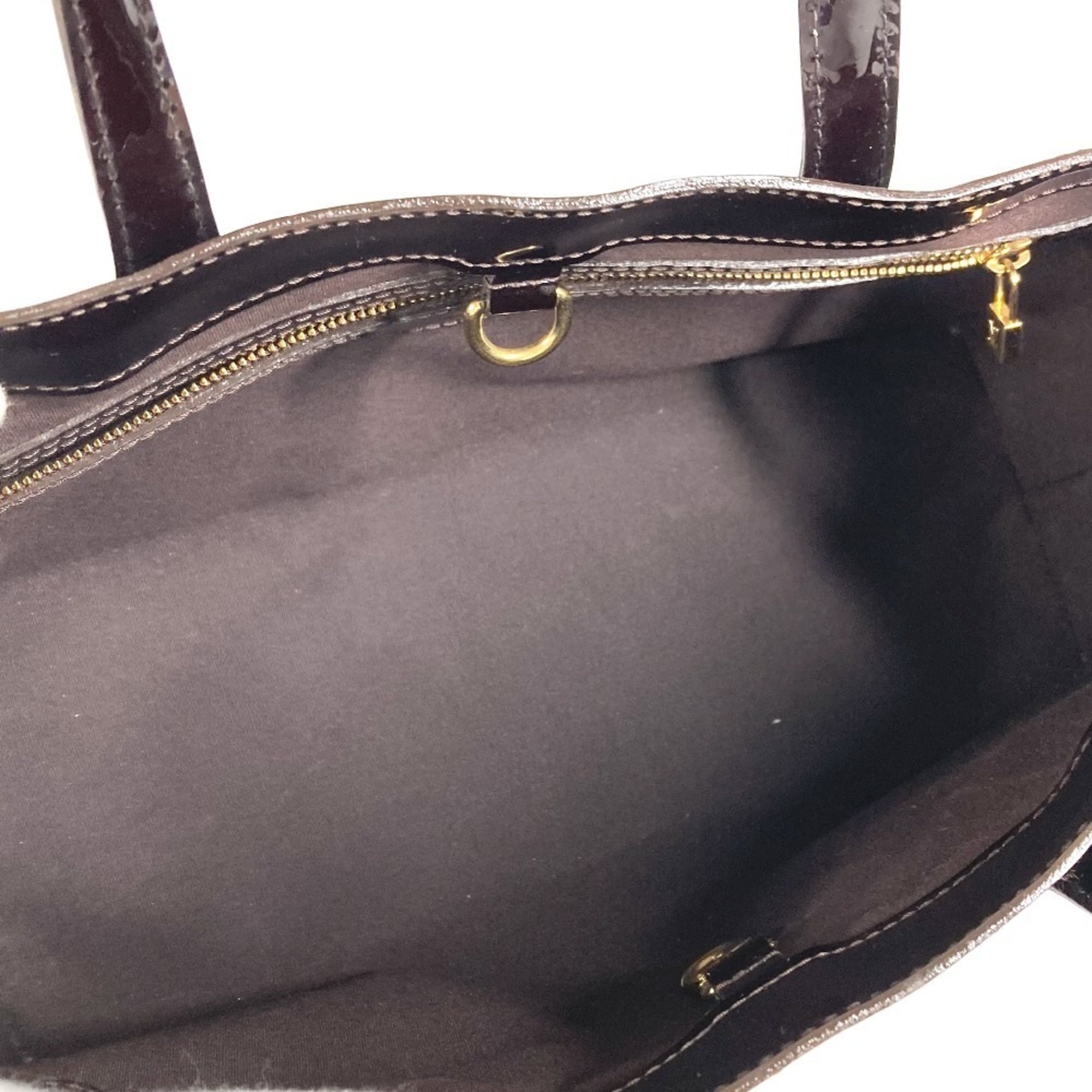 Louis Vuitton Amarante Purple Monogram Vernis Handbag Tote Bag