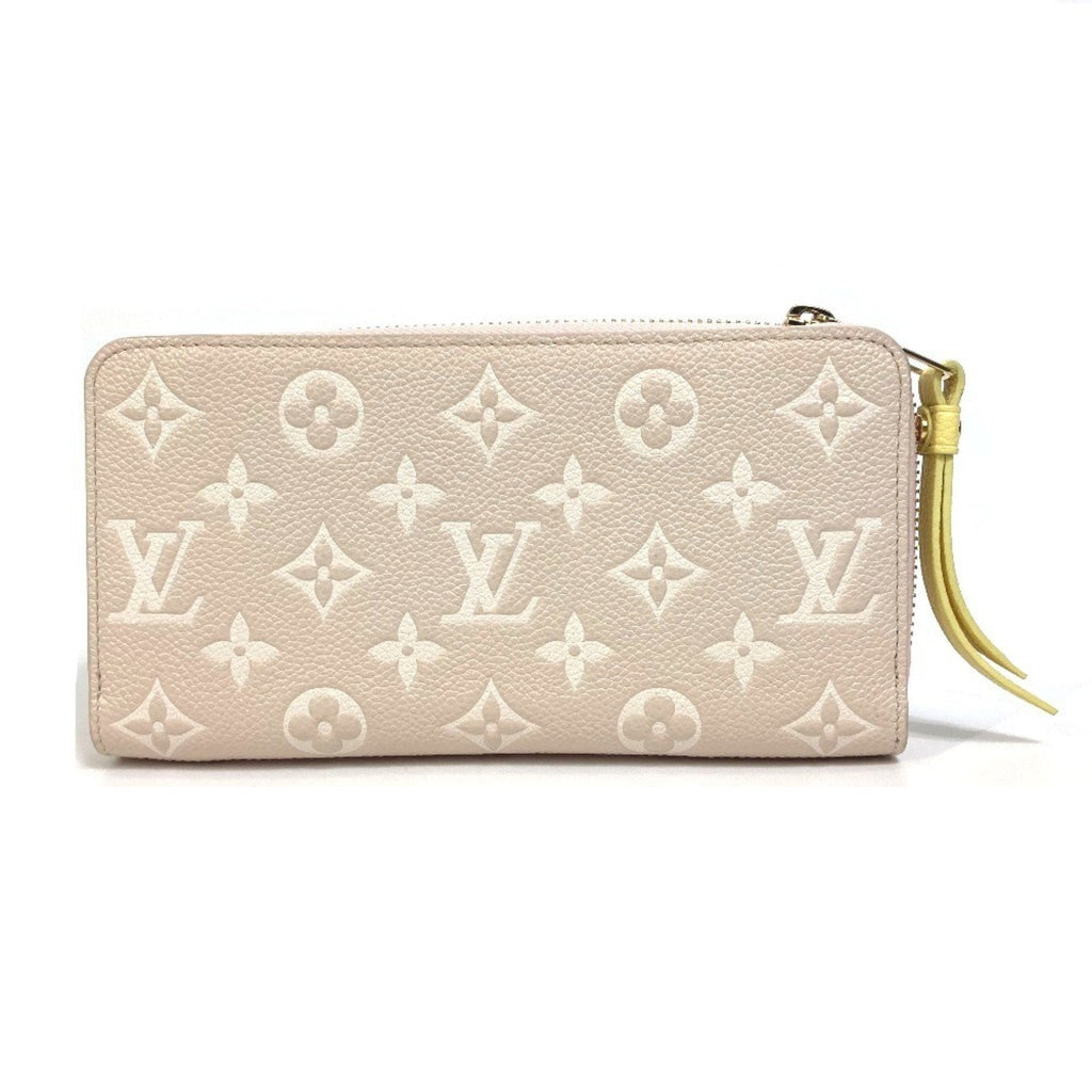 Louis Vuitton Monogram Empreinte Beige Pink Monogram Empreinte Long Wallet