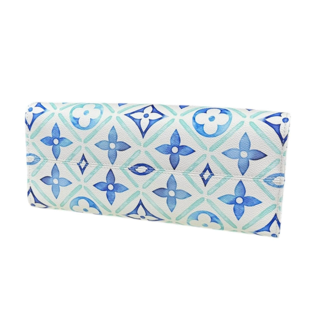 Louis Vuitton Blue White Pvc Shoulder Bag