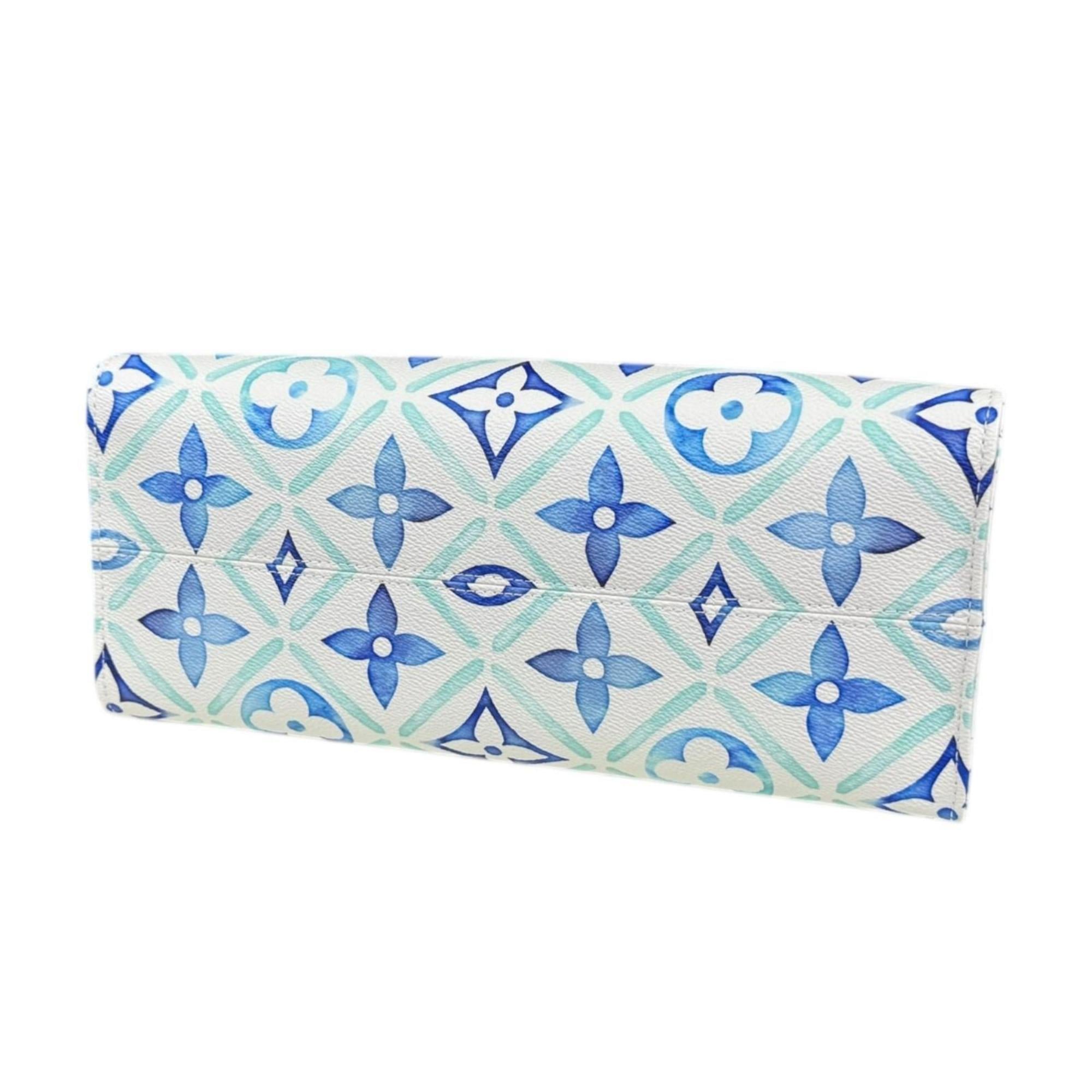 Louis Vuitton Blue White Pvc Shoulder Bag