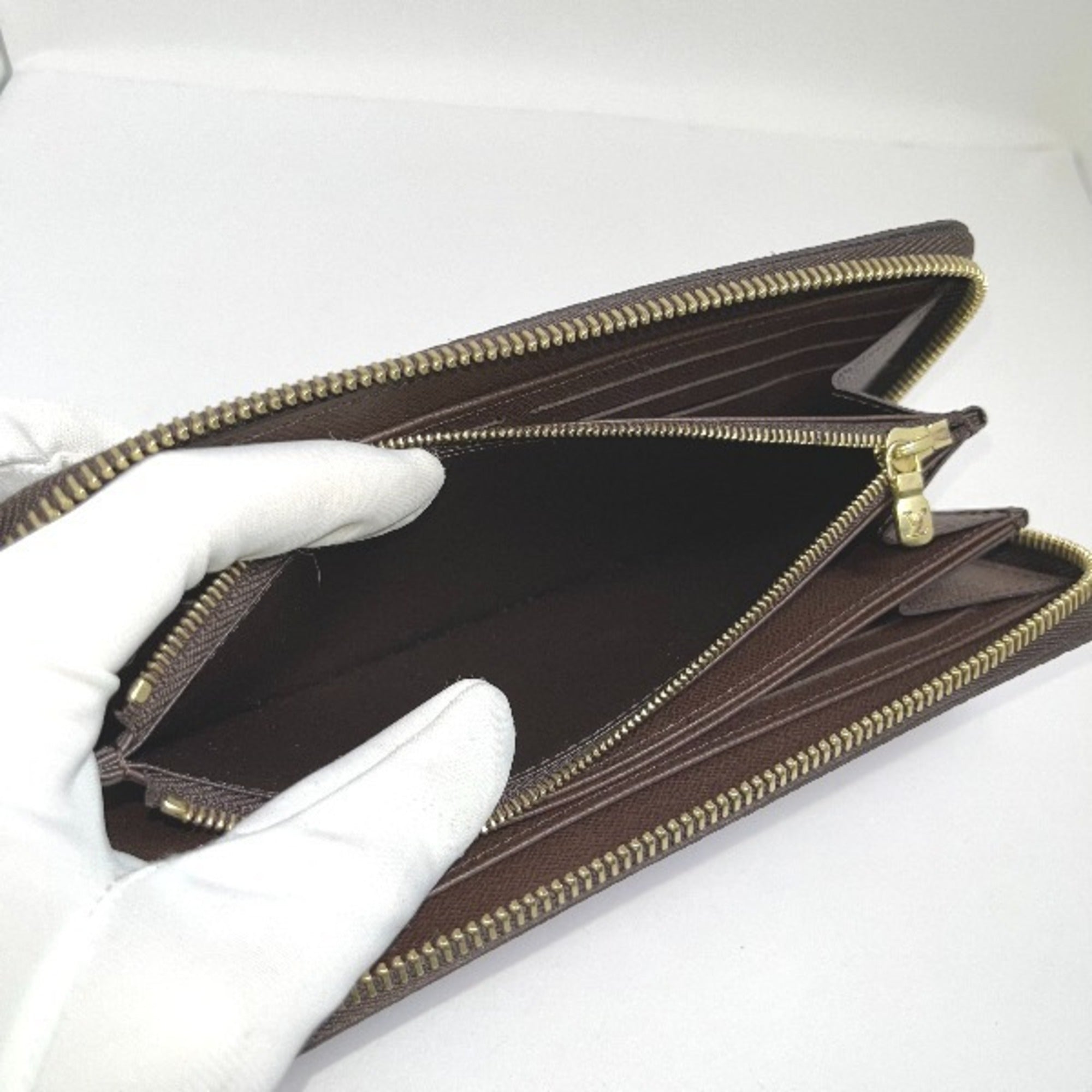 Louis Vuitton Brown Damier Canvas Long Wallet