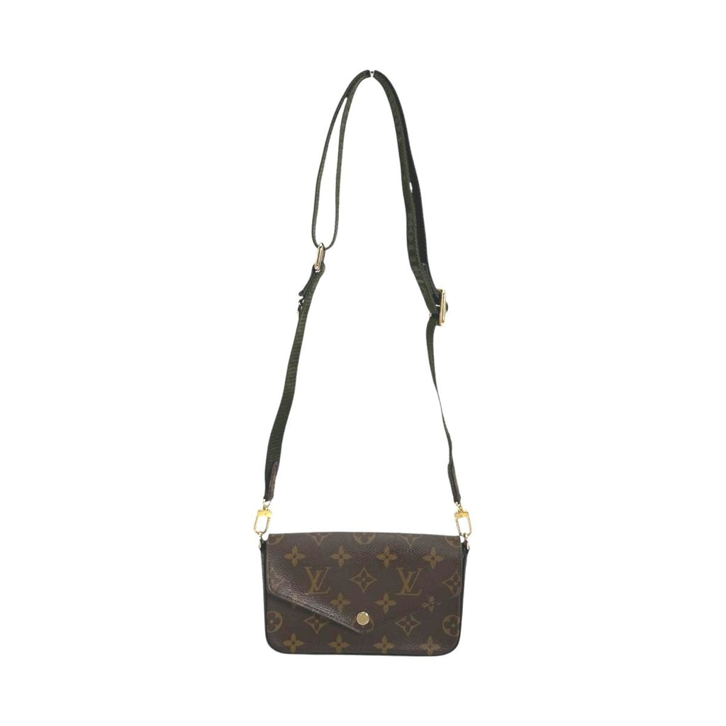 Louis Vuitton Brown Monogram Canvas Pochette Shoulder Bag