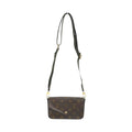 Louis Vuitton Brown Monogram Canvas Pochette Shoulder Bag