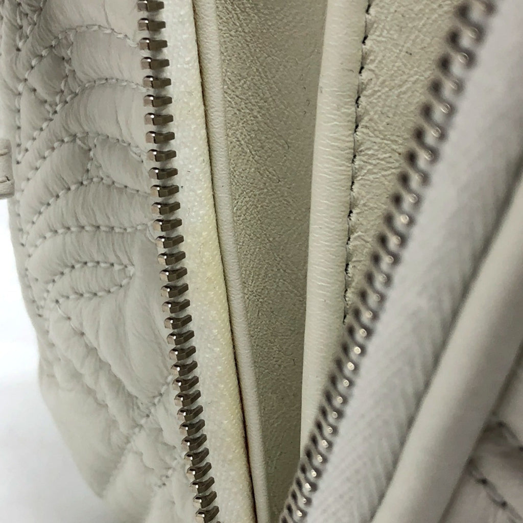 Balenciaga White Leather Hand