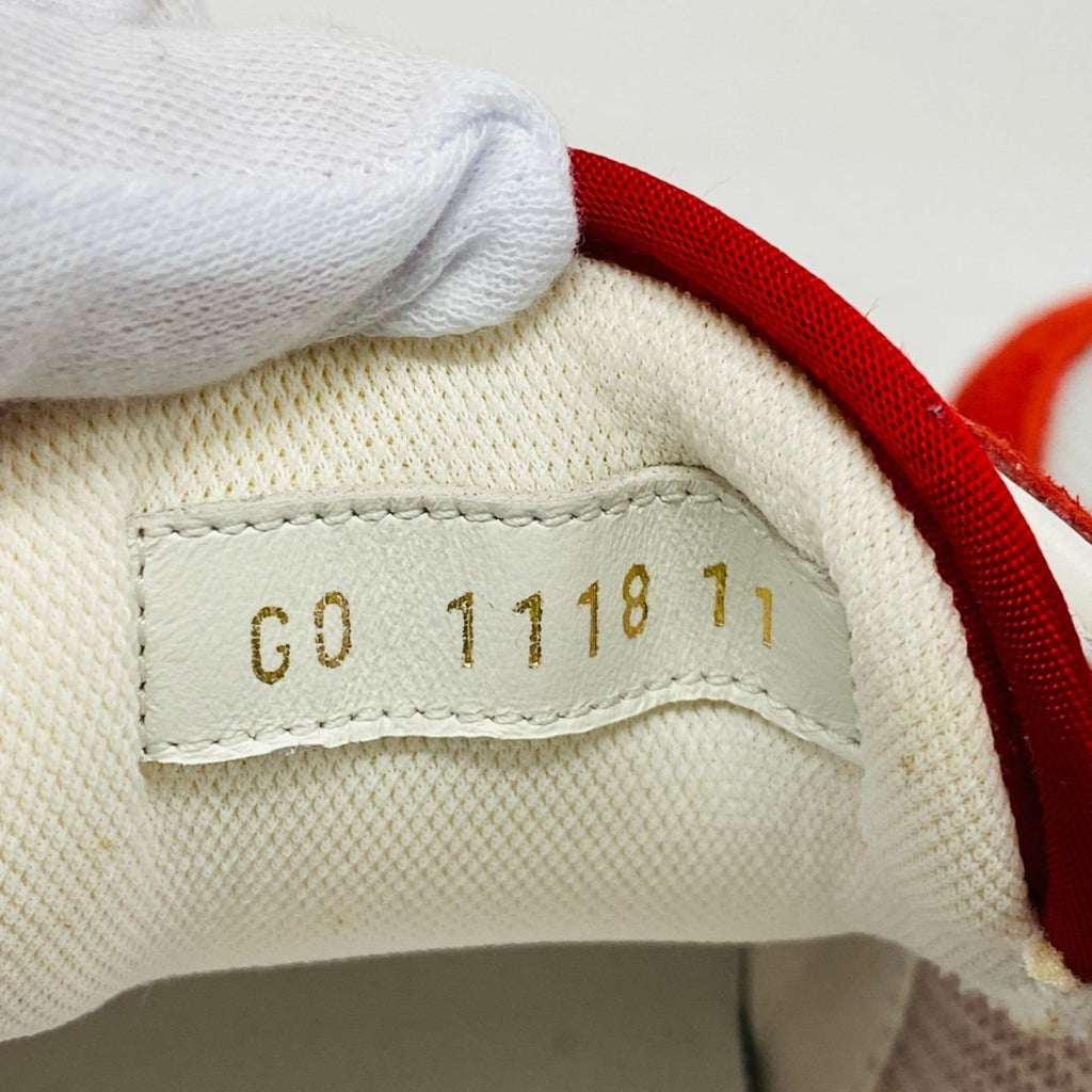Louis Vuitton Red Color White Sneakers