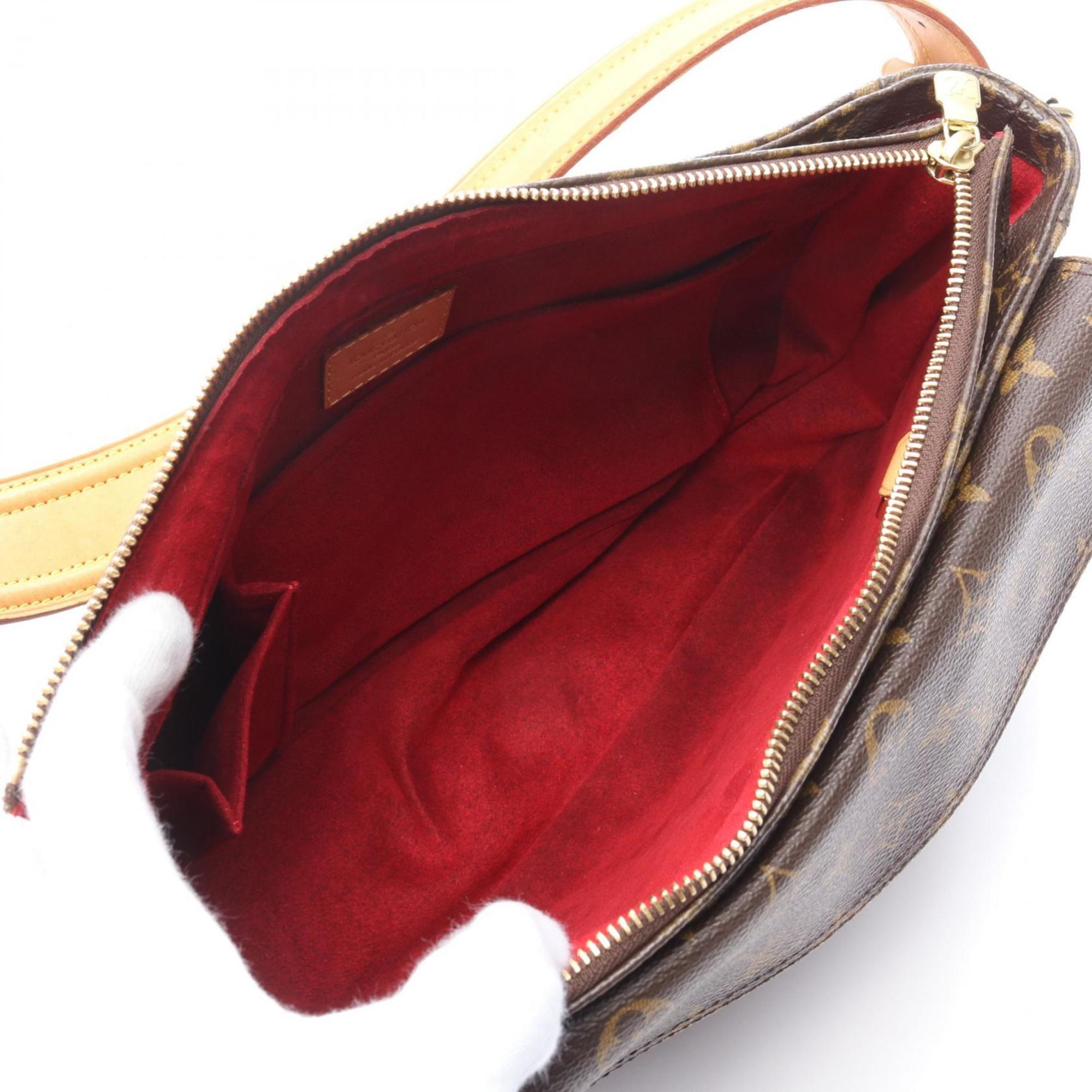 Louis Vuitton Brown Monogram Coated Canvas Pvc Leather Shoulder Bag