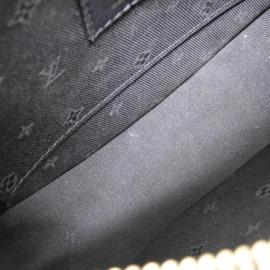 Louis Vuitton Black Leather Shoulder Bag