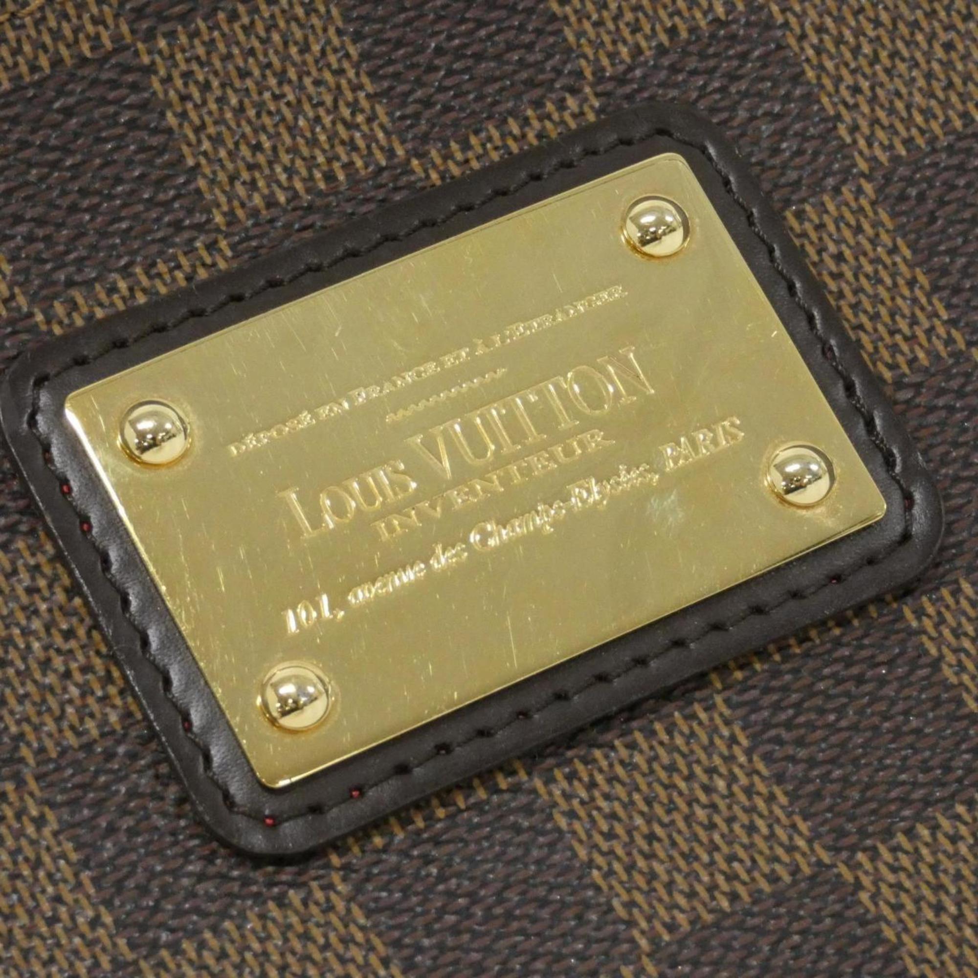 Louis Vuitton Brown Coated Canvas Shoulder Bag