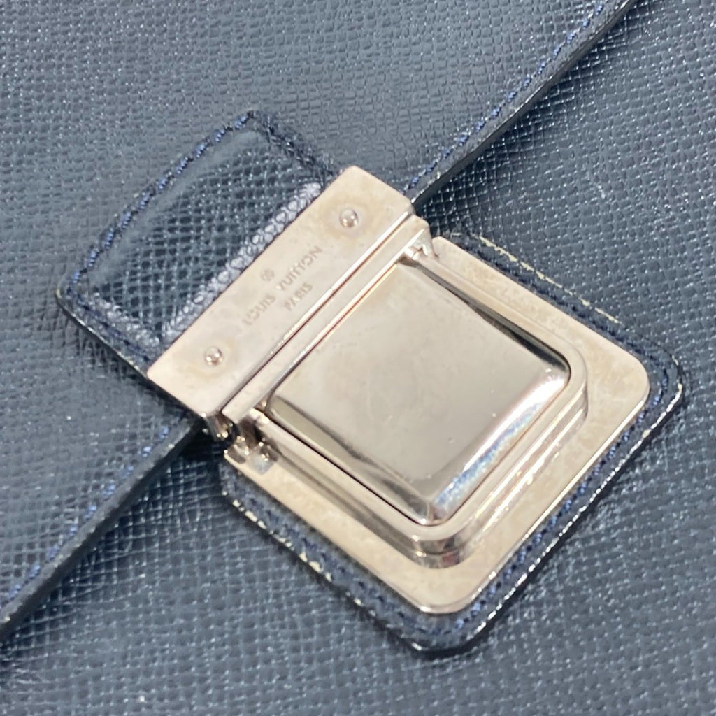 Louis Vuitton Boreal Dark Navy Taiga Leather Leather Briefcase