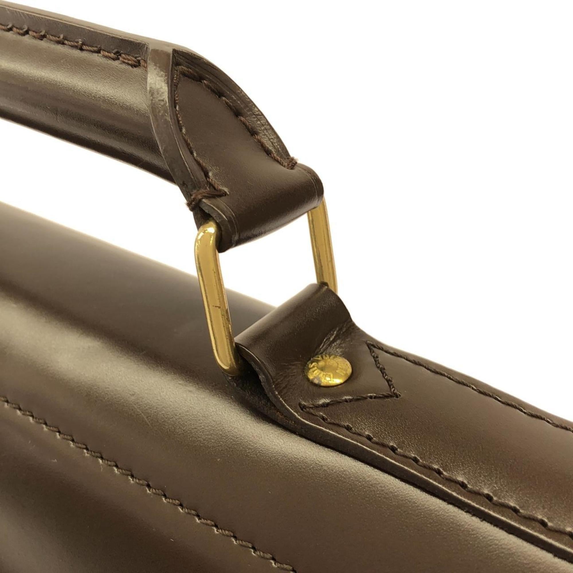 Louis Vuitton Ebene Coated Canvas Handbag
