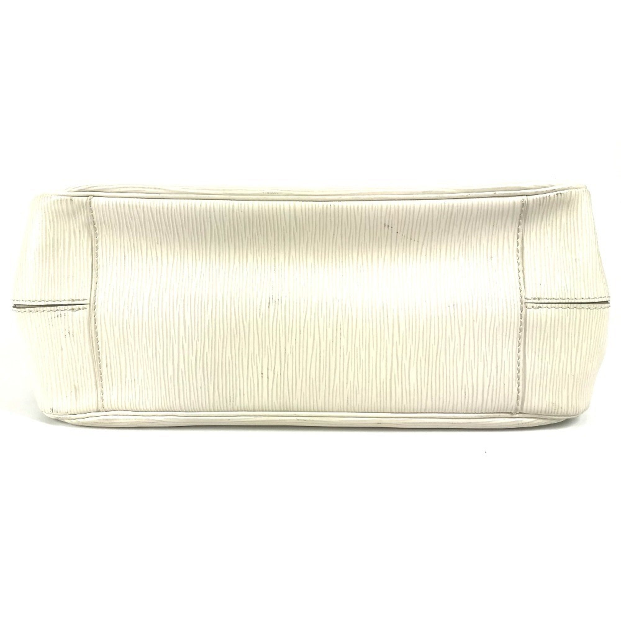 Louis Vuitton Epi White Epi Leather Handbag Tote Bag