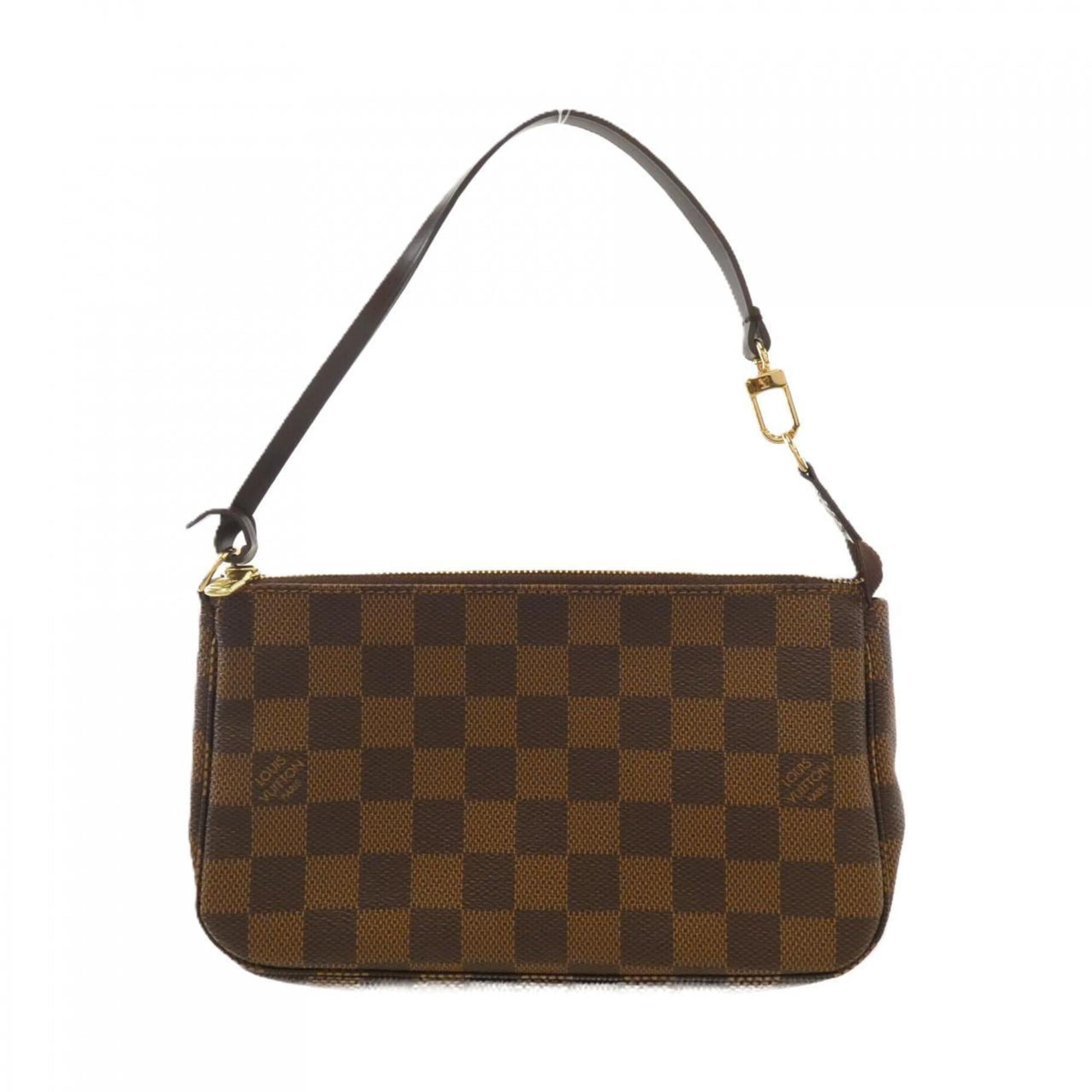 Louis Vuitton Damier Damier Canvas Ebene Damier Canvas Pochette Pouch