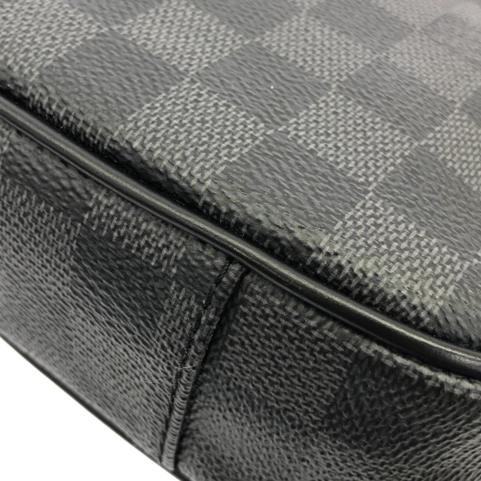 Louis Vuitton Graphite Coated Canvas Shoulder Bag