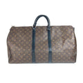 Louis Vuitton Monogram Macassar Black Brown Boston Bag Shoulder Bag
