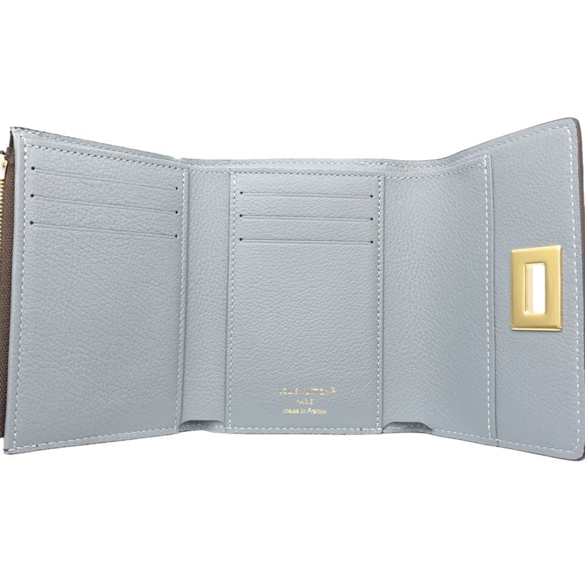 Louis Vuitton Brown Grayish Monogram Monogram Wallet (Tri-Fold)