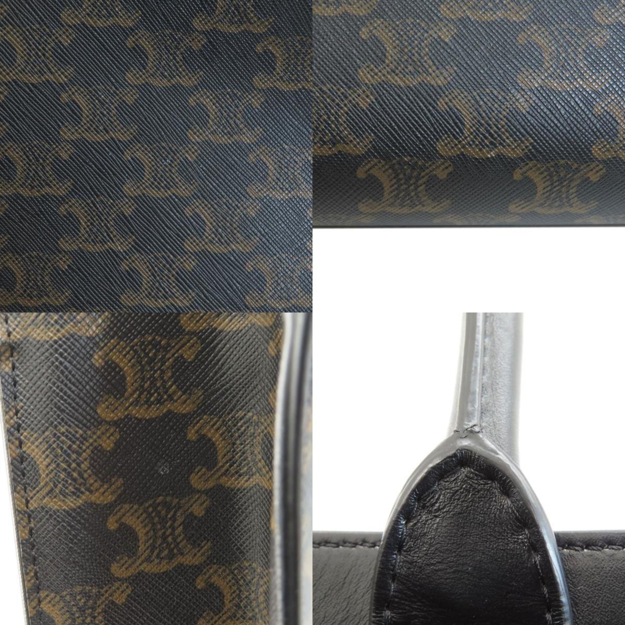 Celine Brown Pvc Tote Bag