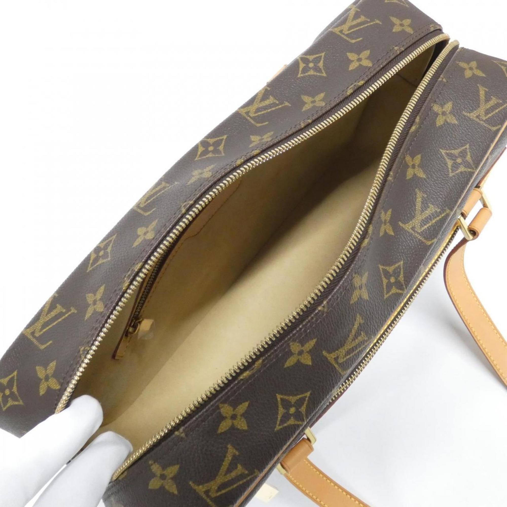 Louis Vuitton Brown Coated Canvas Shoulder Bag