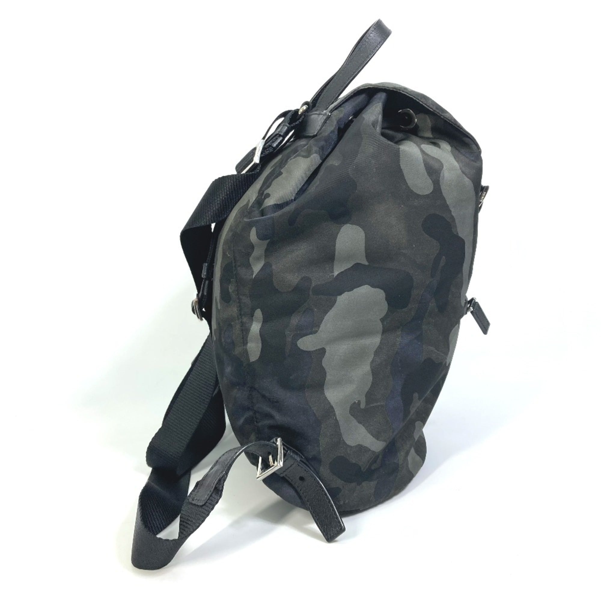 Prada Green Cloth Backpack