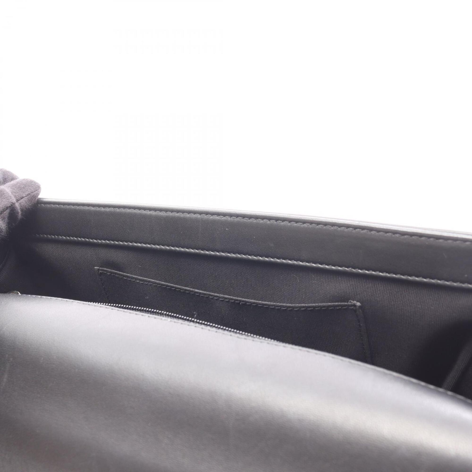 Chanel Black Leather Handbag Shoulder Bag