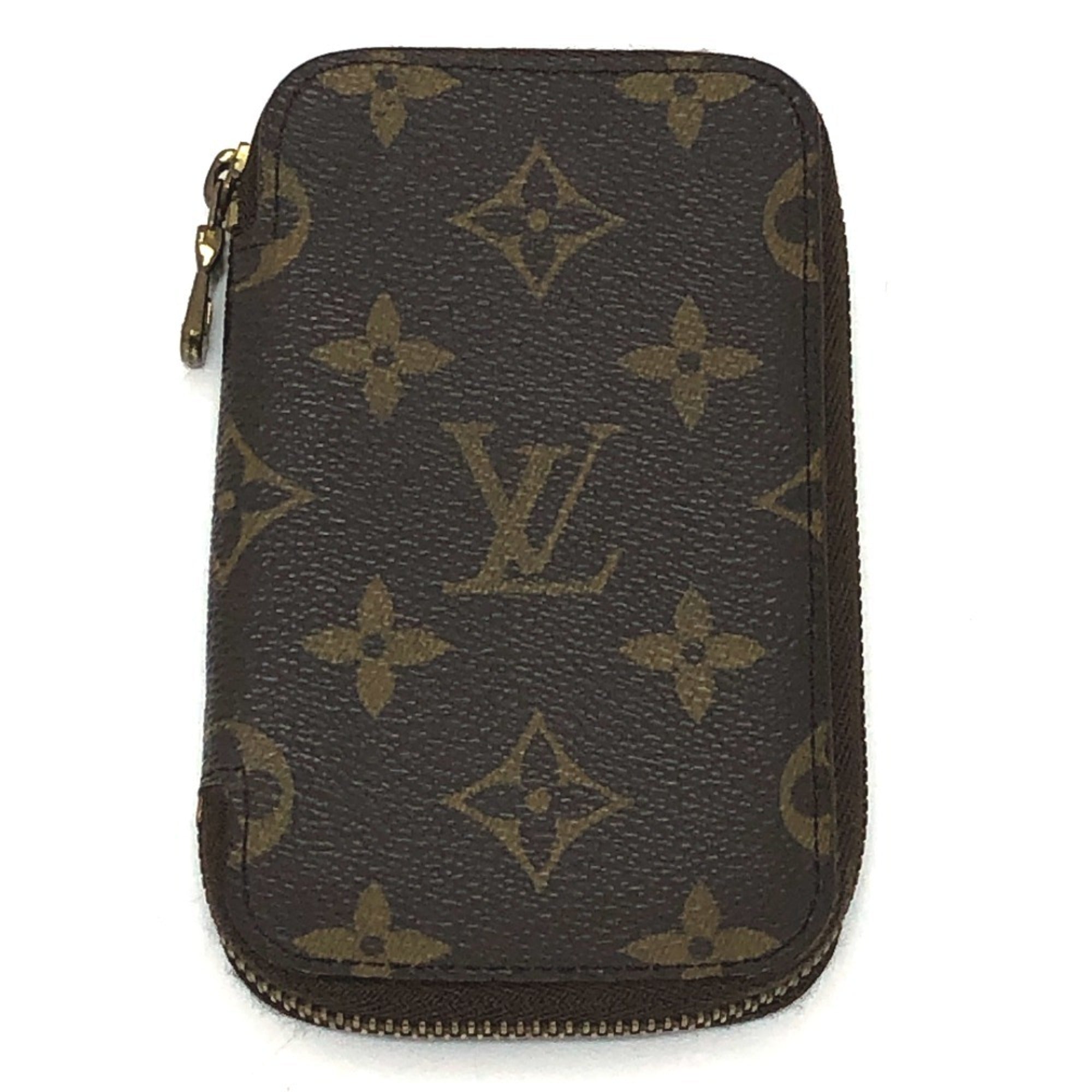 Louis Vuitton Black Brown Monogram Monogram Pochette
