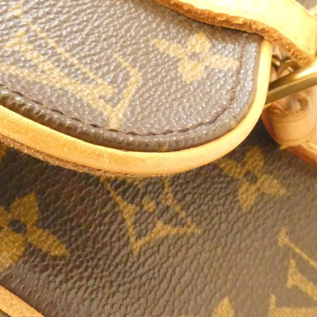 Louis Vuitton Brown Coated Canvas Backpack