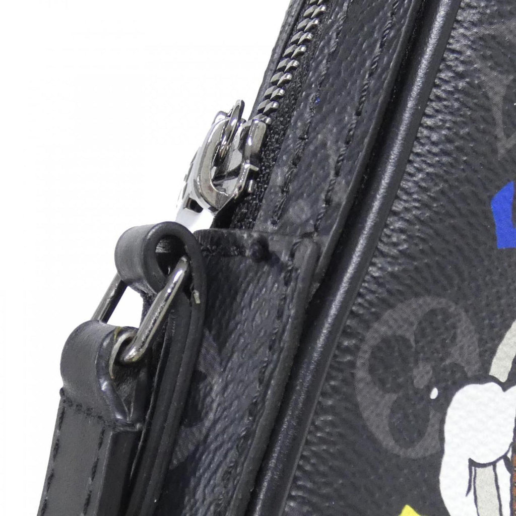 Louis Vuitton Monogram Eclipse Black Coated Canvas Shoulder Bag