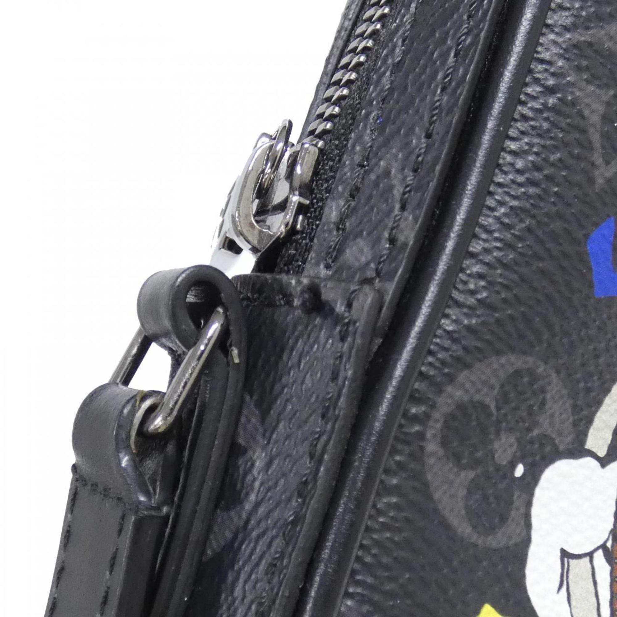 Louis Vuitton Monogram Eclipse Black Coated Canvas Shoulder Bag