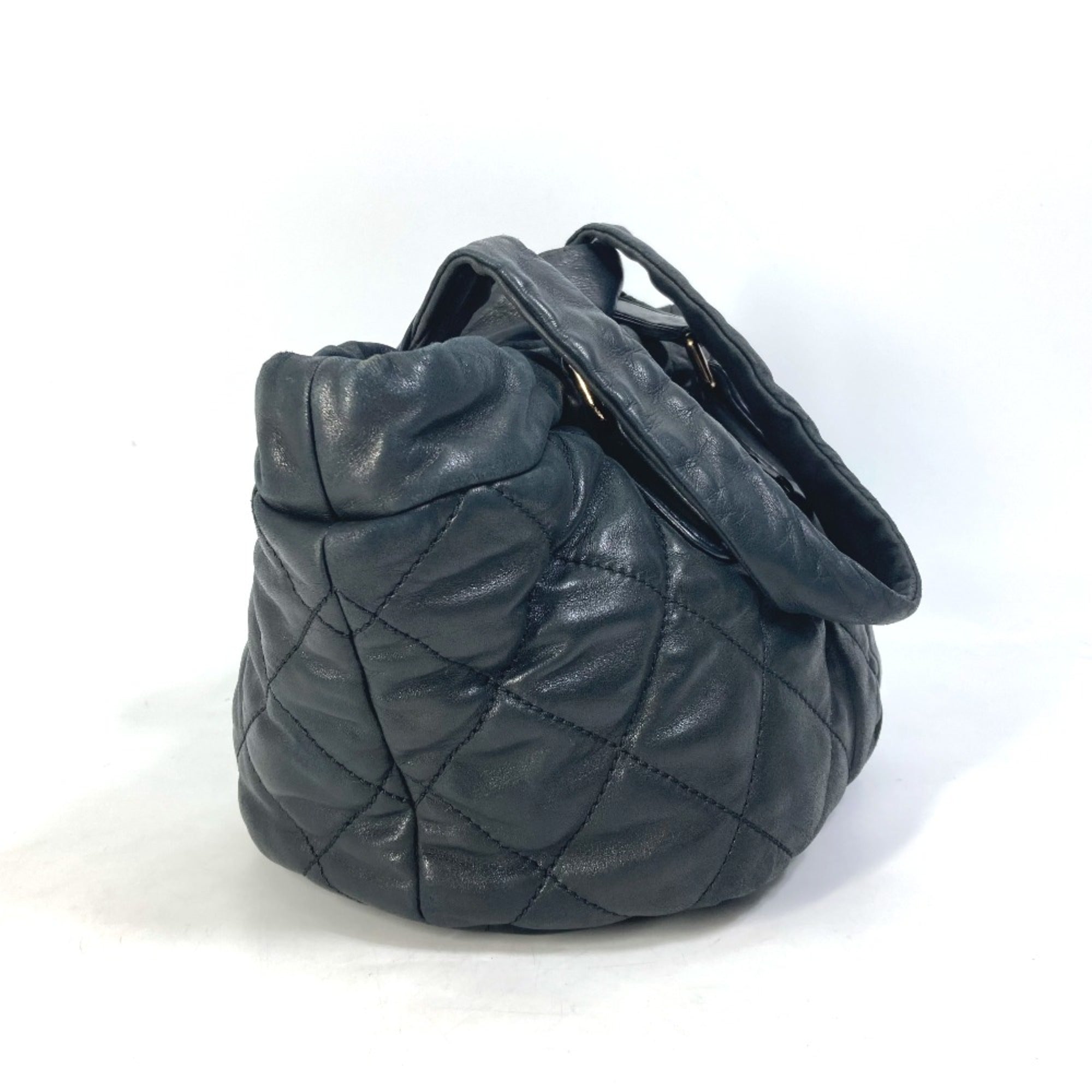 Chanel Black Leather Shoulder Bag