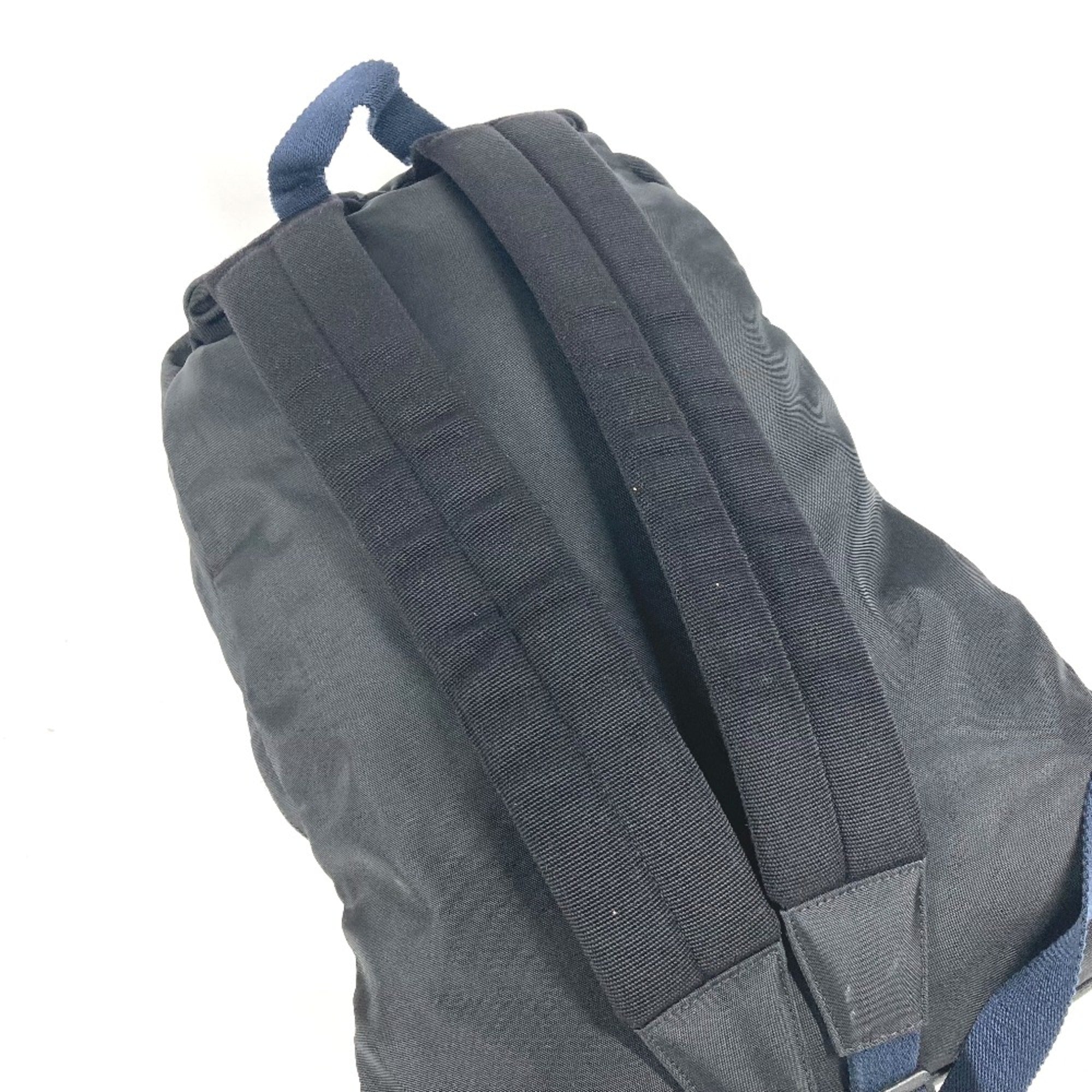 Balenciaga Black Cloth Backpack