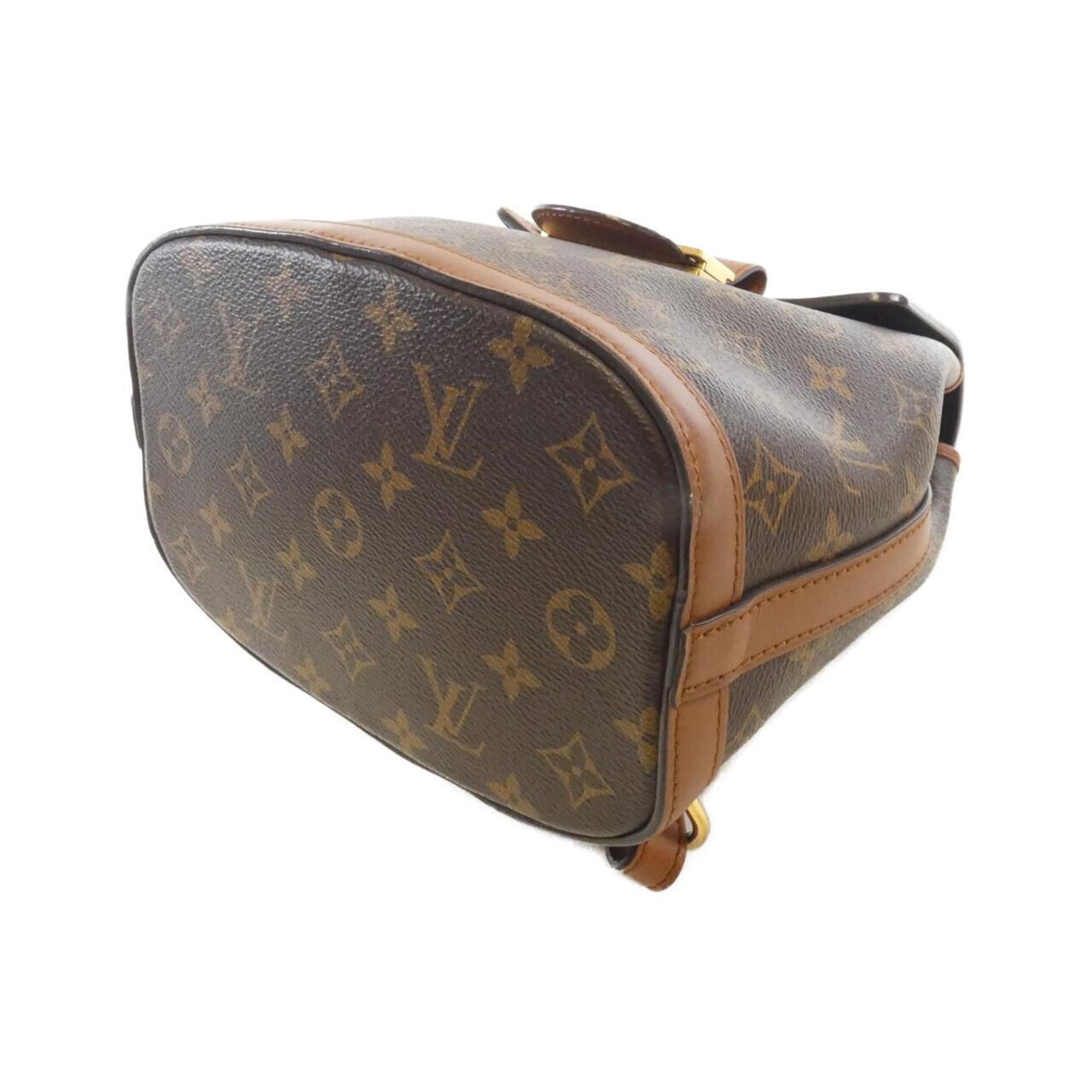 Louis Vuitton Brown Coated Canvas Backpack