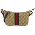 Gucci Beige Brown Gg Supreme Canvas Handbag Shoulder Bag (Pre-Owned)