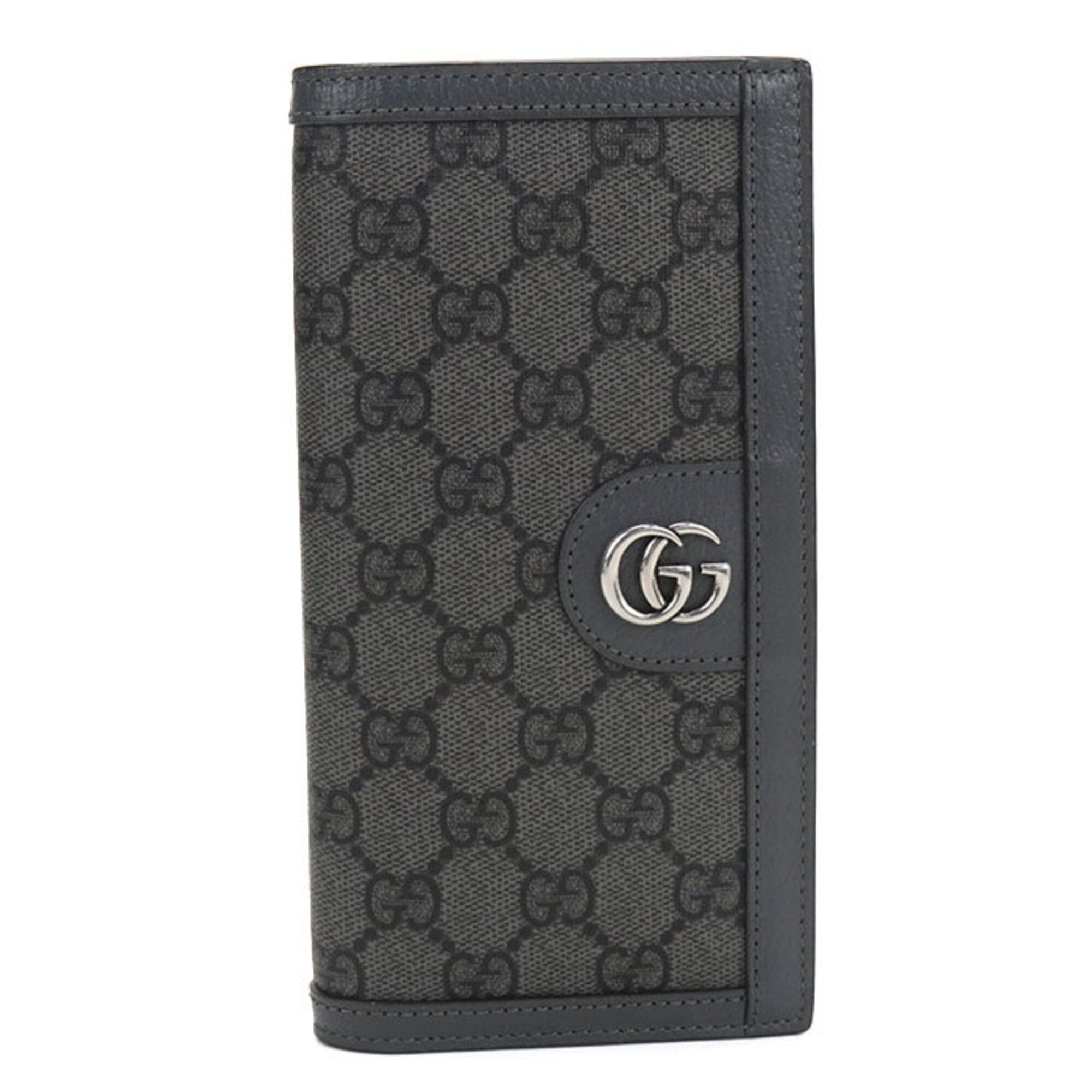 Gucci Gray Gg Supreme Long Wallet (Bi-Fold) (Pre-Owned)