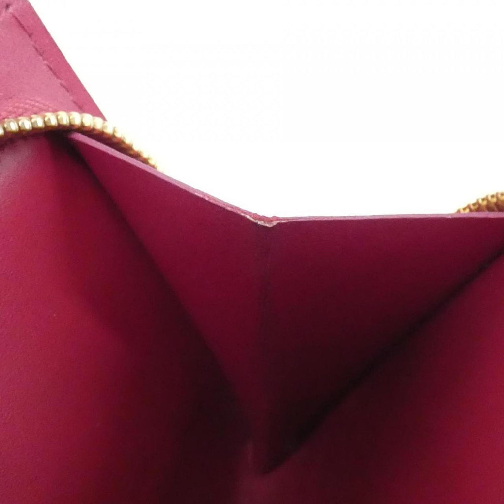Louis Vuitton Fuchsia Marron Monogram Monogram Coated Canvas Leather Wallet
