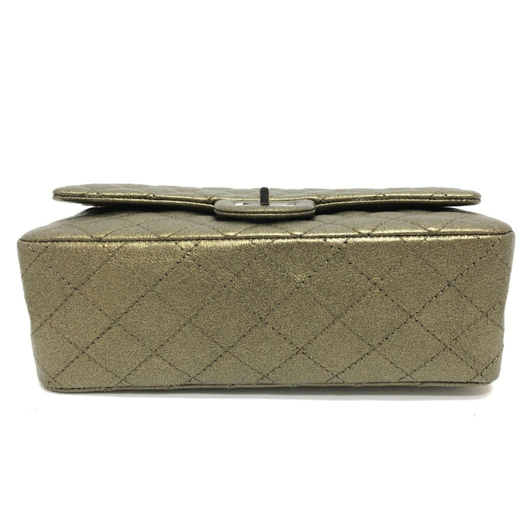 Chanel Bronze Leather Shoulder Bag