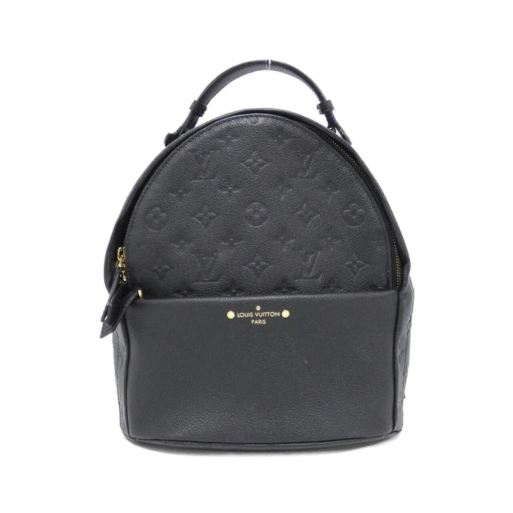 Louis Vuitton Black Leather Backpack