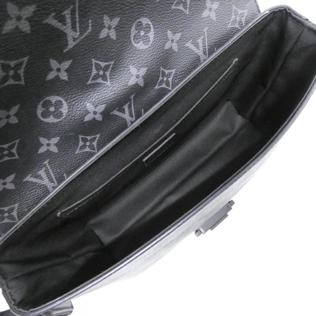 Louis Vuitton Black Coated Canvas Shoulder Bag