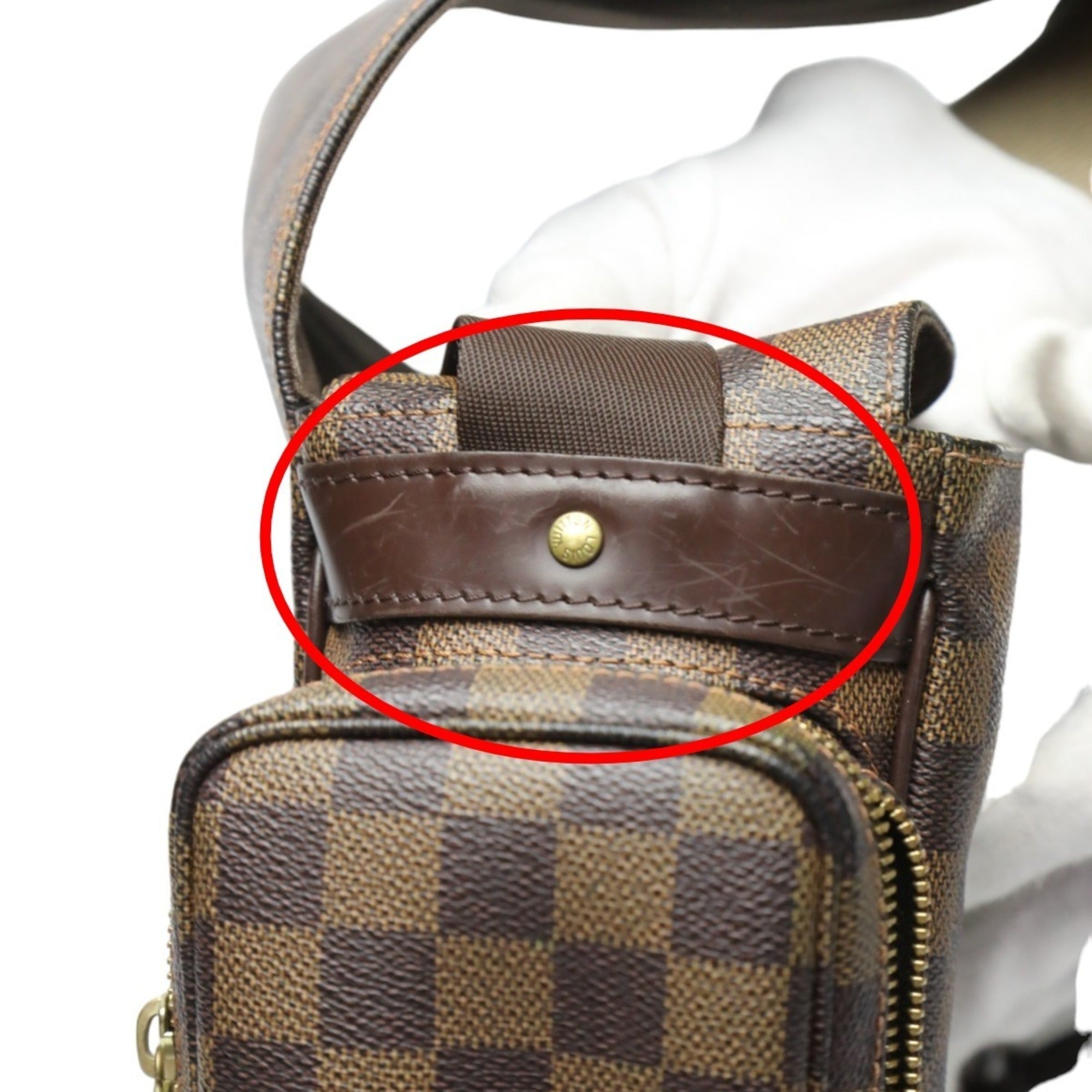 Louis Vuitton Brown Damier Canvas Damier Canvas Shoulder Bag
