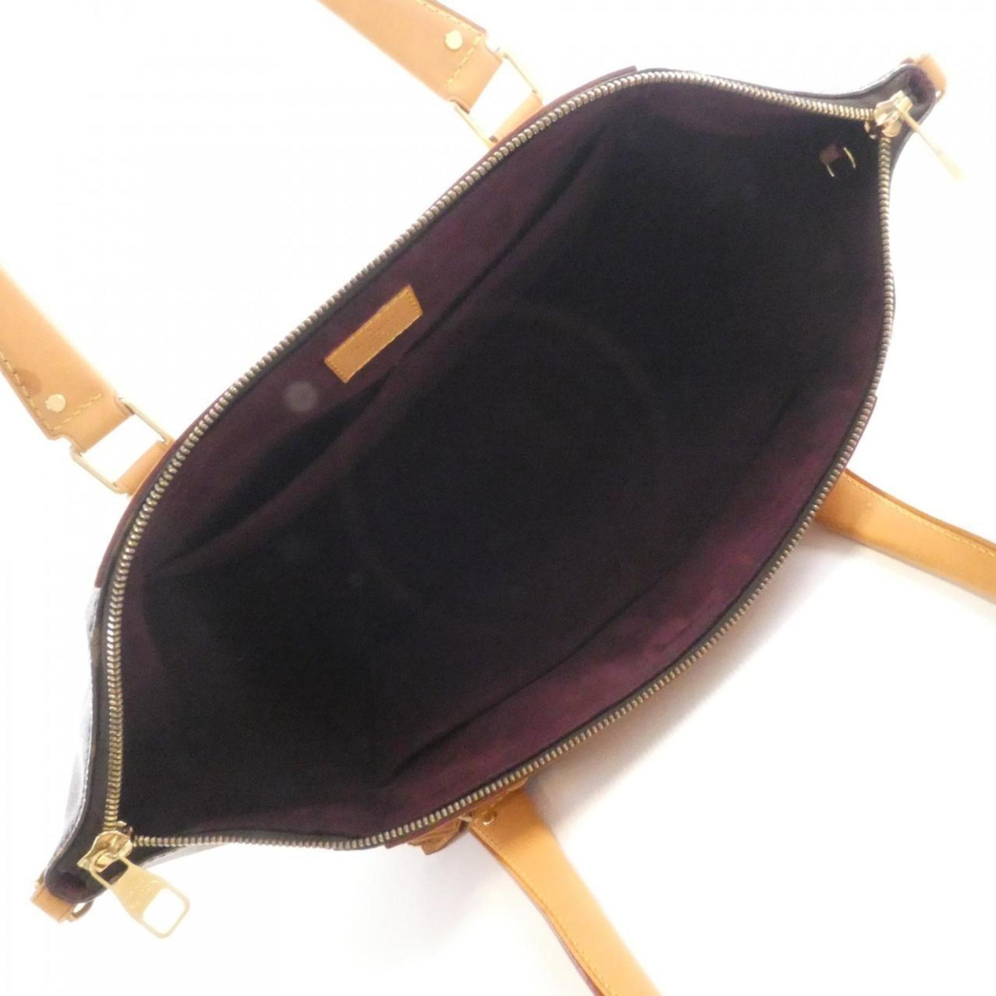 Louis Vuitton Marron Coated Canvas Handbag