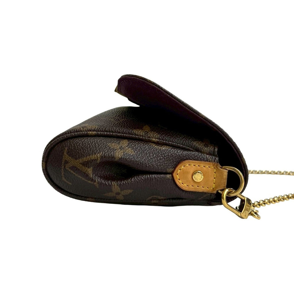 Louis Vuitton Brown Leather Pvc Handbag Shoulder Bag