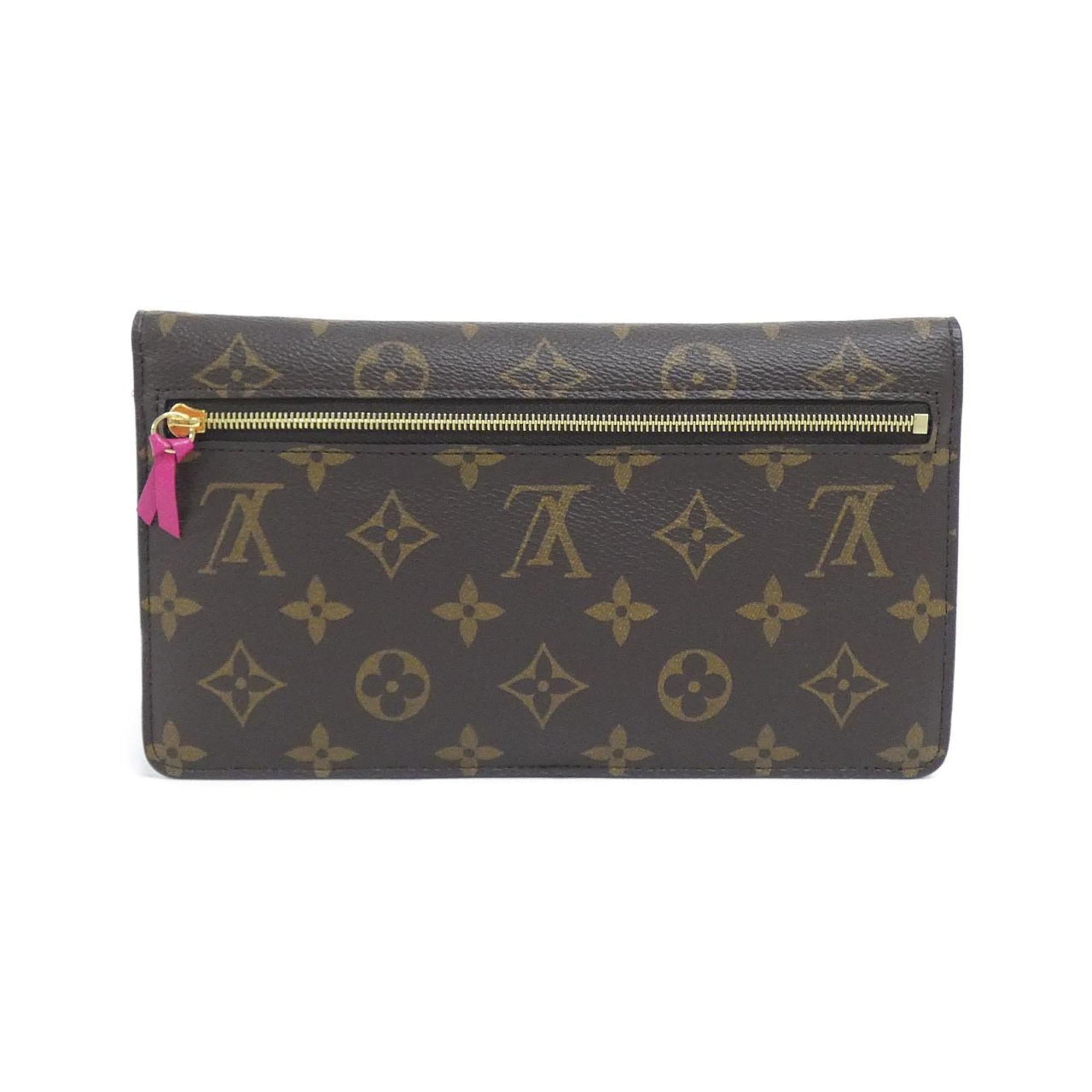 Louis Vuitton Monogram Marron Coated Canvas Handbag Pochette