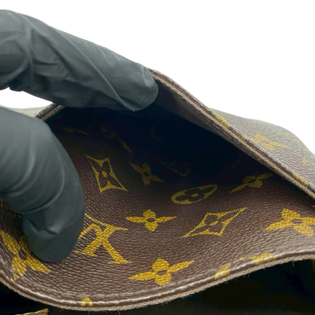 Louis Vuitton Brown Leather Pvc Pochette Shoulder Bag